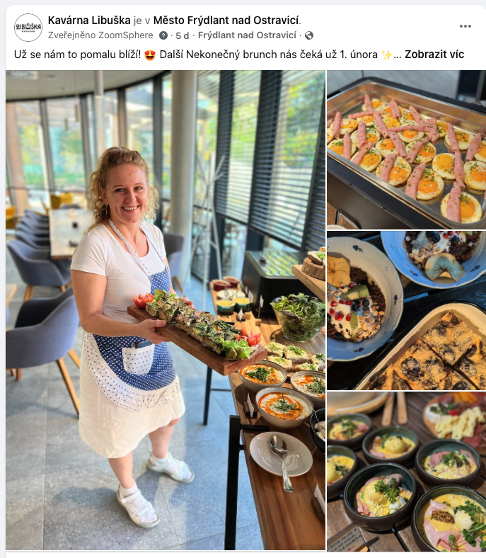 Kavárna Libuška - Nekonečný brunch